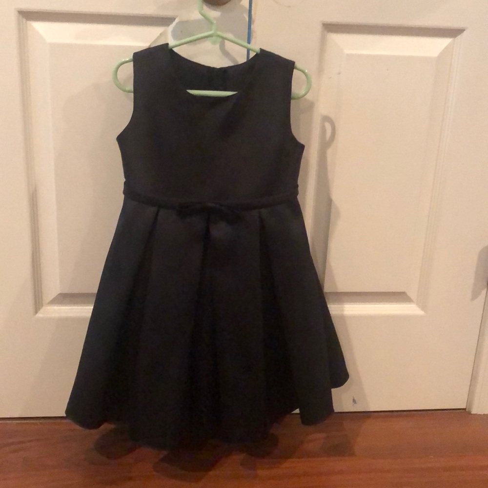 Little girls satin formal dress